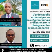 Conférence: L’ordre public économique en droit camerounais : réflexion sur le dialogue entre droit et économie